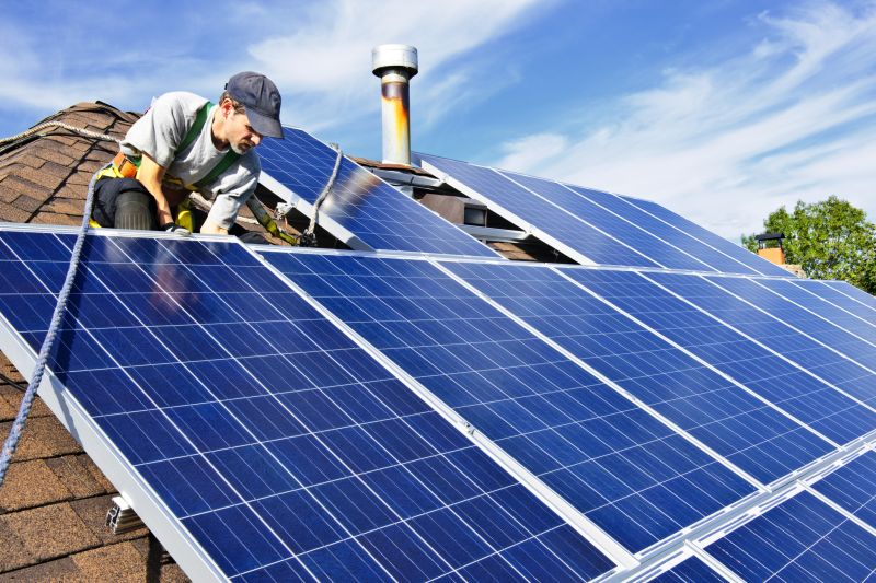 Solar Panels Installation detail